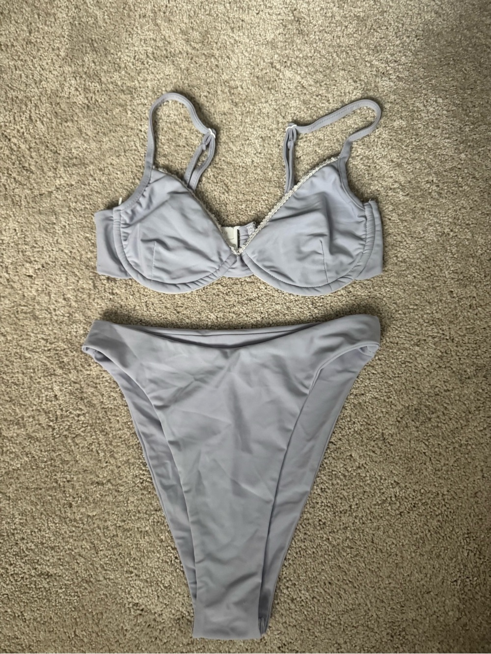 Princess Polly Pale Lavender Bikini Set
